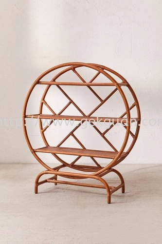 RACK 035 - RATTAN ROUND RACK WITH STAND 