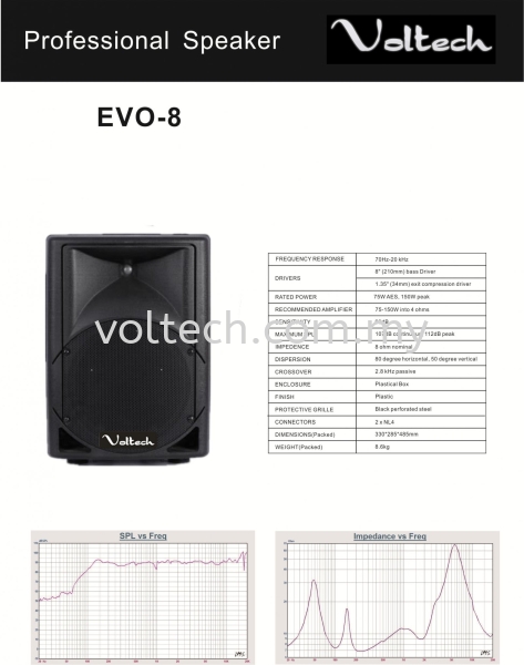 Evo-8 Voltech Speaker & SUB Johor Bahru, JB, Johor, Malaysia. Supplier, Suppliers, Supplies, Supply | Voltech Professional