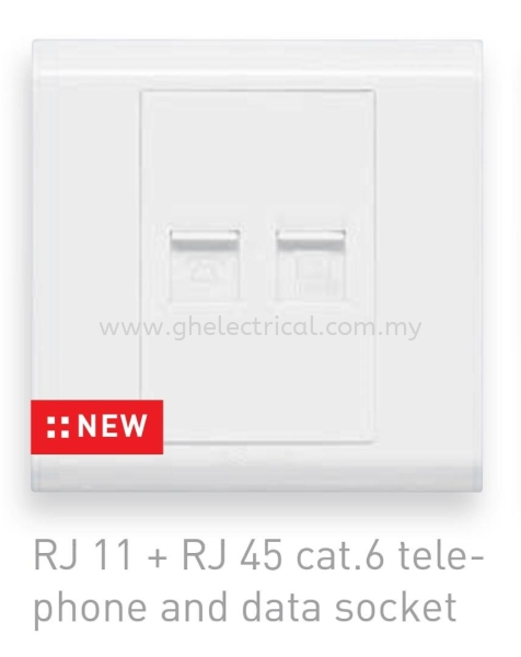 Balanko tel and cat6 socket Legrand Balanko  Switches  Kuala Lumpur (KL), Malaysia Supply, Supplier | G&H Electrical Trading Sdn Bhd