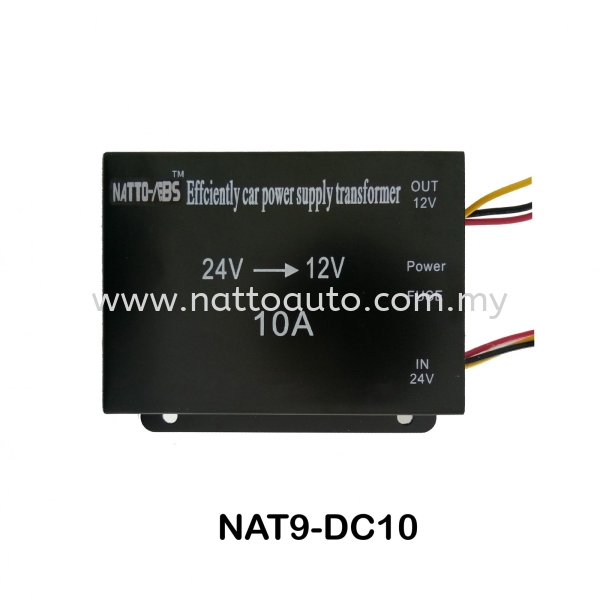 POWER CONVERTER 10Amp Universal DC 24V to 12V 10A Vehicle Power Converter Supply Transformer Voltage Converter Battery Charger, Inverter, Converter, USB Ports Car Charger, voltmeter Kuala Lumpur (KL), Malaysia, Pahang, Selangor, Kuantan Supplier, Suppliers, Supply, Supplies | Natto Auto & Engineering Sdn Bhd