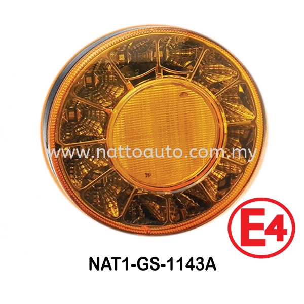 AMBER LED TAIL LAMP 1143-GS BUS TRUCK LORRY LED LAMP ROUND LED LAMP Tail Lamp Lighting Kuala Lumpur (KL), Malaysia, Pahang, Selangor, Kuantan Supplier, Suppliers, Supply, Supplies | Natto Auto & Engineering Sdn Bhd