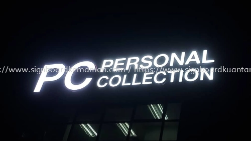 PC PERSONAL COLLECTION LANDMARK SIGNAGE ALUMINIUM GIANT BIG 3D LETTERING SIGNAGE AT PULAU PINANG PENANG MALAYSIA 