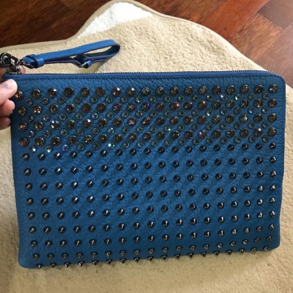 Brand New MCM Stark Crystal Studded Full Leather Clutch in Blue MCM Kuala Lumpur (KL), Selangor, Malaysia. Supplier, Retailer, Supplies, Supply | BSG Infinity (M) Sdn Bhd