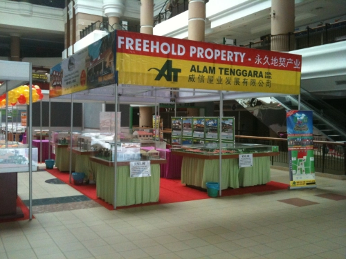 Booth With Signage