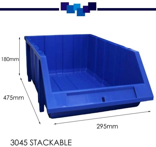 80394-3045 STACKABLE TRAY-PC(18HX30LX45D CM)