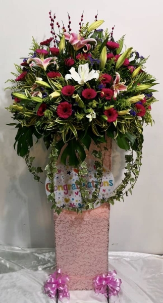 Congratulation Arrangement (CA-205) Grand Opening Flower Arrangement Congratulations Arrangement Kuala Lumpur (KL), Selangor, Malaysia Supplier, Suppliers, Supply, Supplies | Shirley Florist