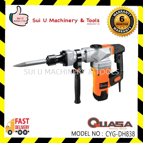 Quasa CYG-DH838 18J Demolition Hammer 1200w Rotary , Demolition , Percussion Hammers  Power Tool Kuala Lumpur (KL), Malaysia, Selangor, Setapak Supplier, Suppliers, Supply, Supplies | Sui U Machinery & Tools (M) Sdn Bhd