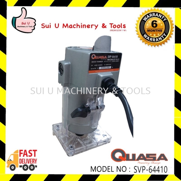 QUASA SVP-64410 Router Trimmer Router , Trimmer Power Tool Kuala Lumpur (KL), Malaysia, Selangor, Setapak Supplier, Suppliers, Supply, Supplies | Sui U Machinery & Tools (M) Sdn Bhd