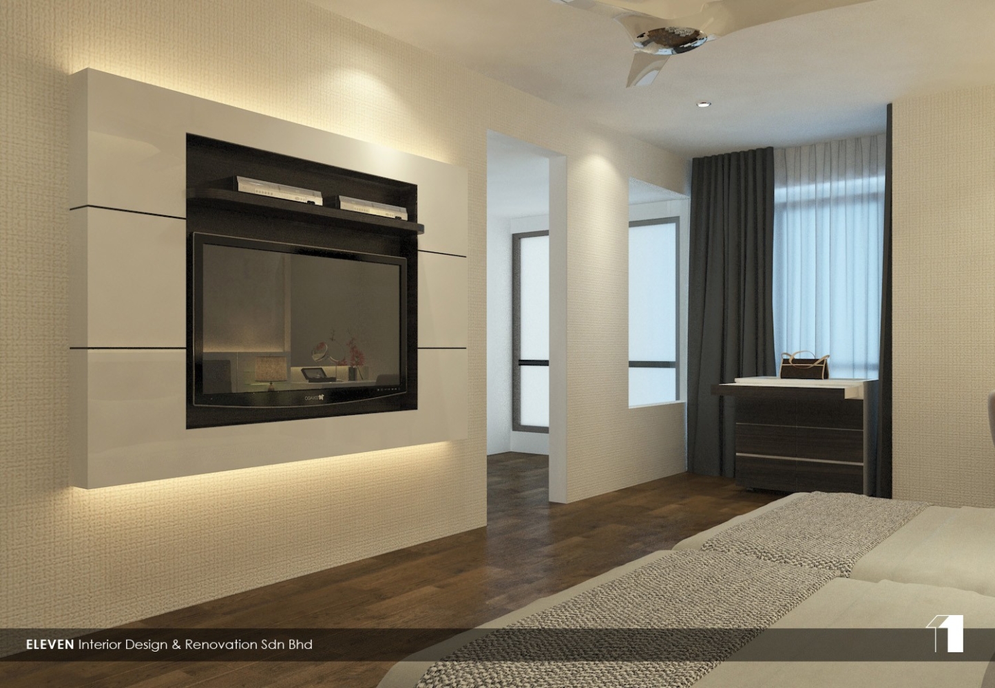 Bedroom TV Cabinet Design