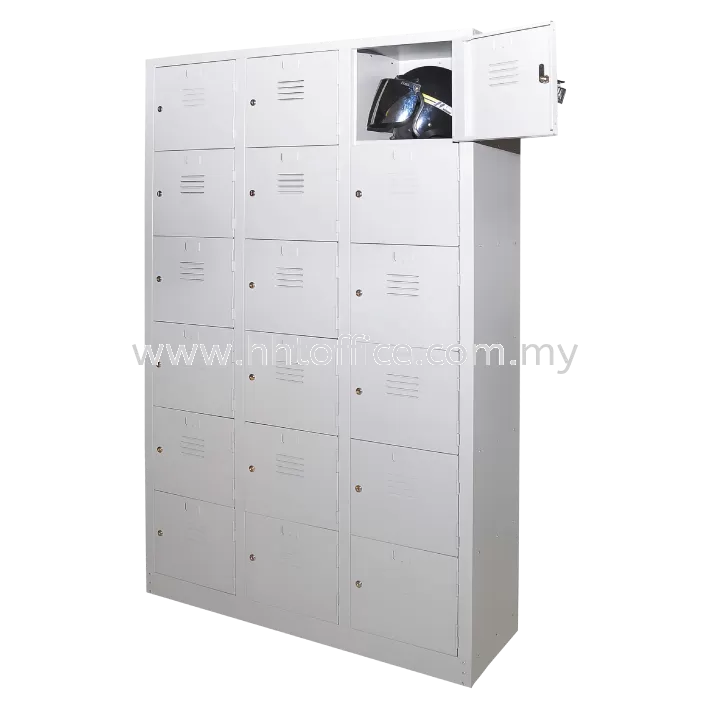 18 Compartment Multiple Steel Locker