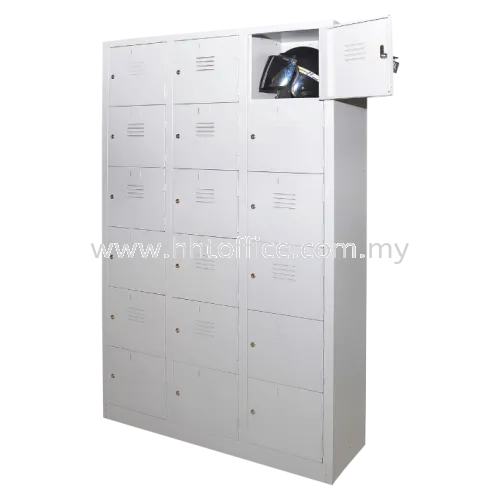 18 Compartment Multiple Steel Locker