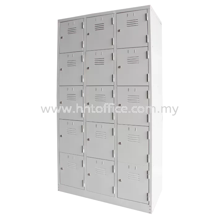 15 Compartment Multiple Steel Locker 