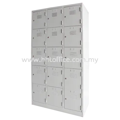 15 Compartment Multiple Steel Locker 