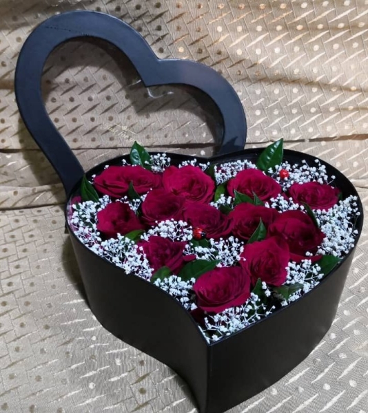 Heart Shape Box (FBox-808) Flower Box Kuala Lumpur (KL), Selangor, Malaysia Supplier, Suppliers, Supply, Supplies | Shirley Florist
