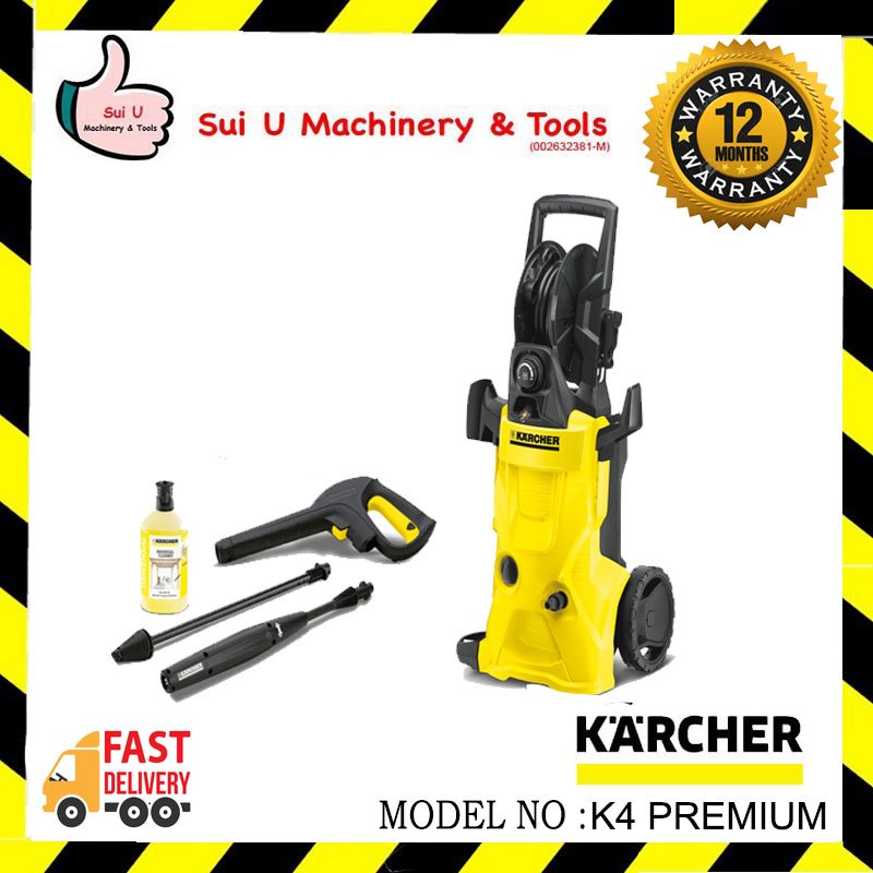 KARCHER K4 PREMIUM High Pressure Washer 130bar 1.8kW