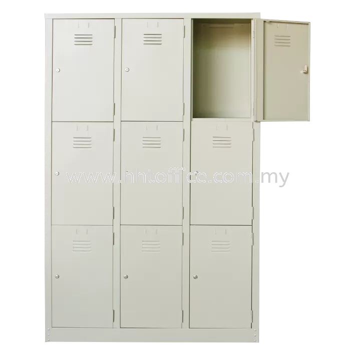 9 Compartment Multiple Steel Locker