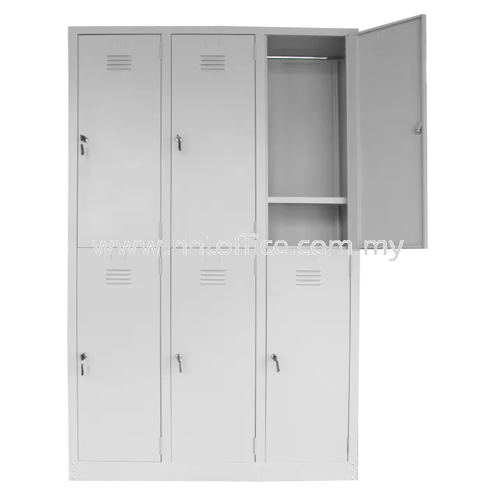 6 Compartment Multiple Steel Locker