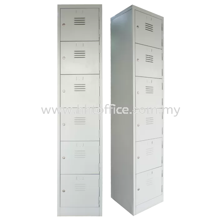 6 Compartment Steel Locker