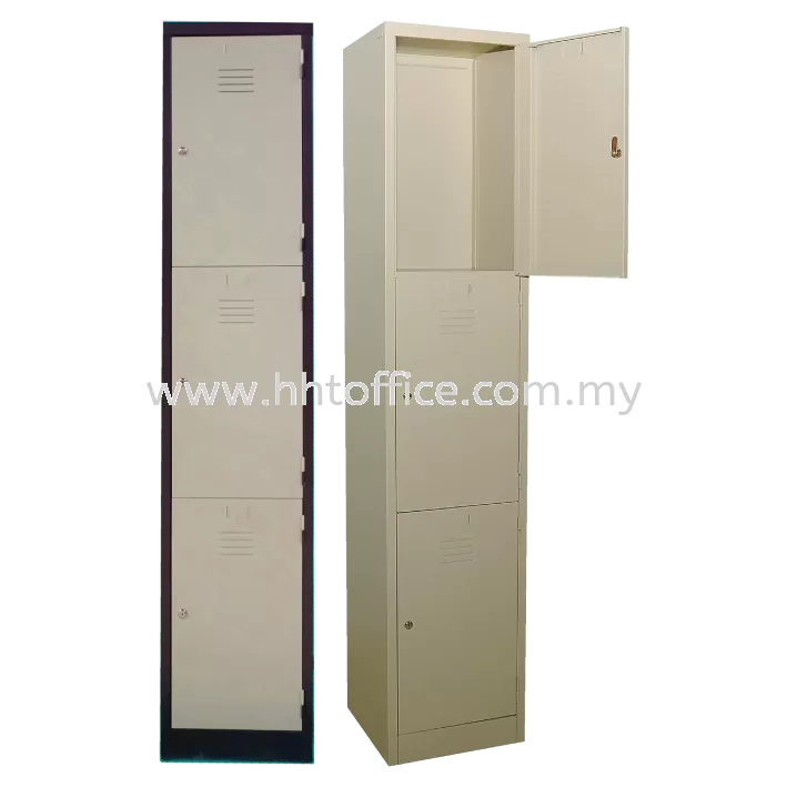 3 Compartment Steel Locker  