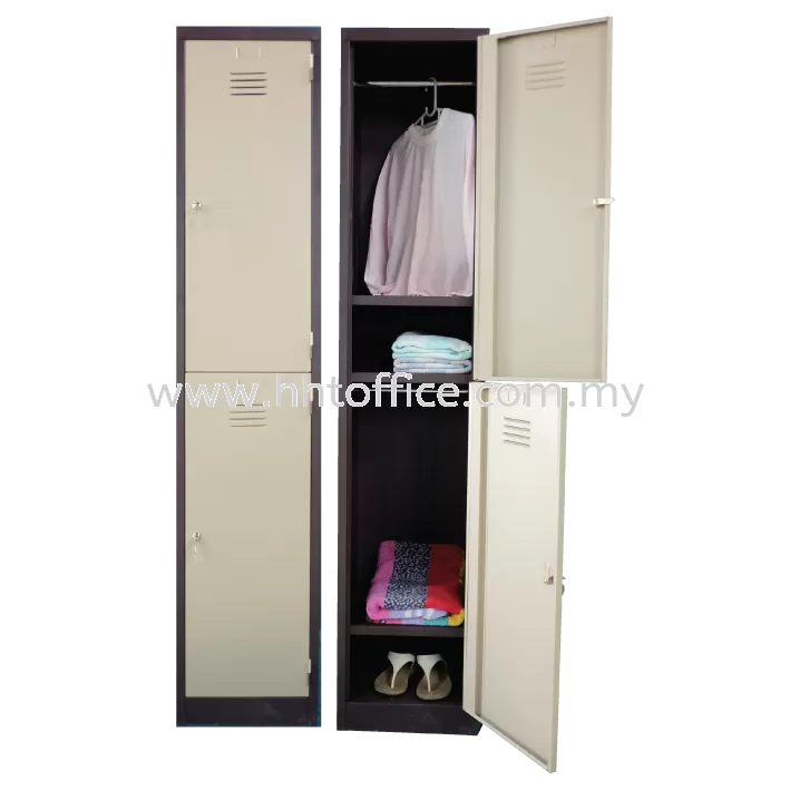 2 Compartment Steel Locker