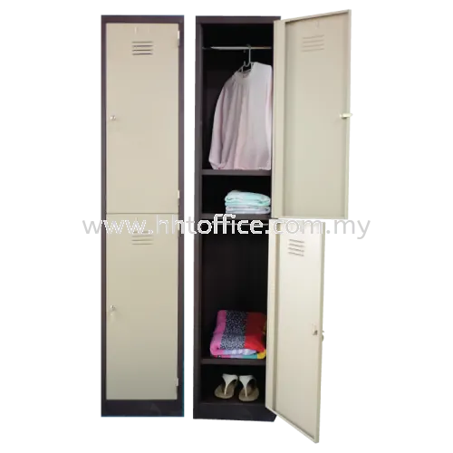 2 Compartment Steel Locker