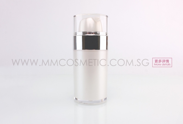 (P)RN030 Round Acrylic Airless Lotion Bottle Others Malaysia, Johor Bahru (JB), Singapore Manufacturer, OEM, ODM | MM BIOTECHNOLOGY SDN BHD