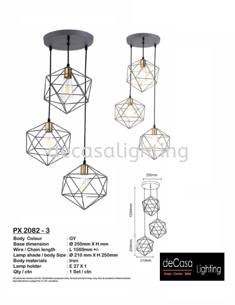 Loft Style Pendant Light Retro Loft Design Pendant Light PENDANT LIGHT Selangor, Kuala Lumpur (KL), Puchong, Malaysia Supplier, Suppliers, Supply, Supplies | Decasa Lighting Sdn Bhd