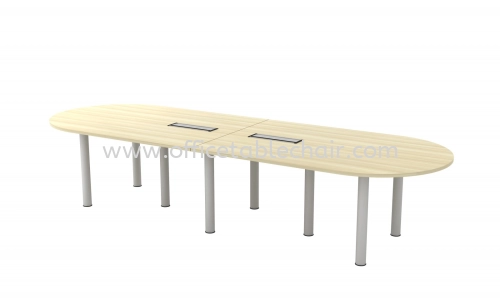 BERLIN OVAL SHAPE CONFERENCE MEETING OFFICE TABLE ABIC 36 (C/W FLIPPER COVER )