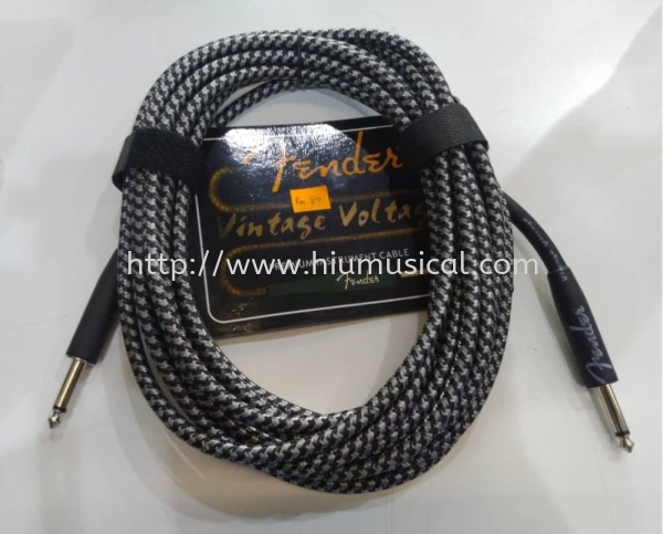 Fender Vintage Volt Tweed 18 Ft Electric Instrument Cable Cables Accessories Johor Bahru JB Malaysia Supply Supplier, Services & Repair | HMI Audio Visual Sdn Bhd