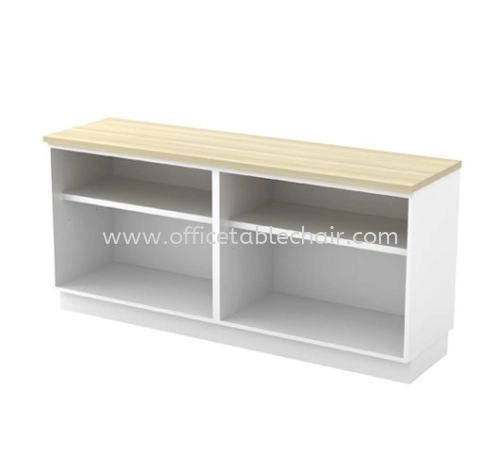  LOW CABINET C/W DUAL OPEN SHELF AB-YOO 7160