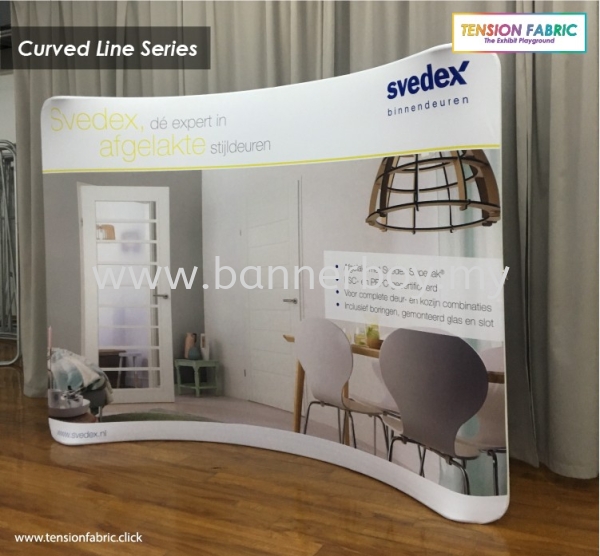 Tension Fabric Curved Line Series Tension Fabric Display Solutions Selangor, Kuala Lumpur (KL), Malaysia, Seri Kembangan Service, Supplier, Supply, Supplies | Ted Print Sdn Bhd