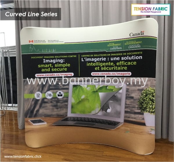 Tension Fabric Curved Line Series Tension Fabric Display Solutions Selangor, Kuala Lumpur (KL), Malaysia, Seri Kembangan Service, Supplier, Supply, Supplies | Ted Print Sdn Bhd