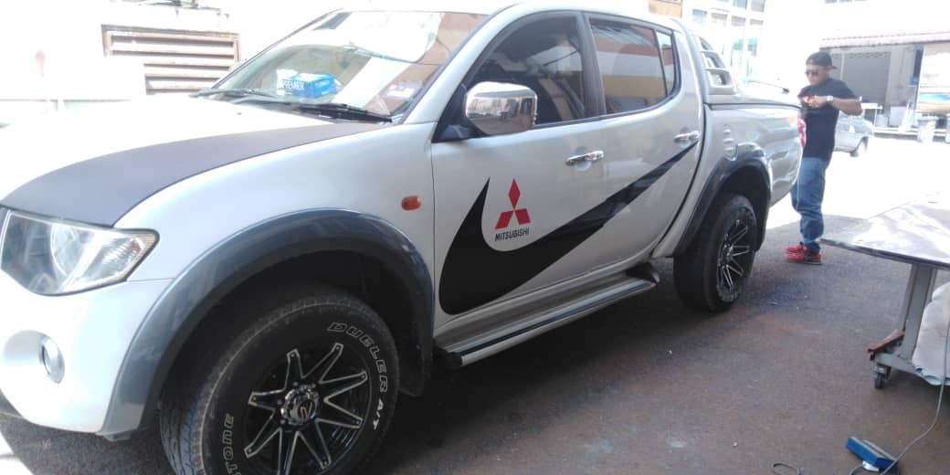 Mitsubishi Car Sticker