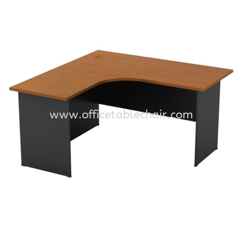 L-SHAPE OFFICE TABLE C/W WOODEN BASE GL 1515