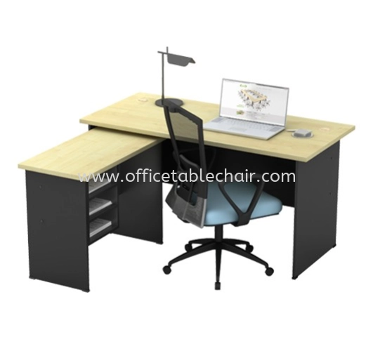 5FT RECTANGULAR OFFICE TABLE C/W SIDE TABLE