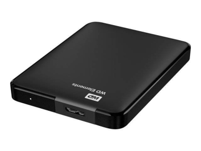 WD ELEMENTS PORTABLE 2.5" 2TB, USB 3.0 - WDBU6Y0020BBK-EESN