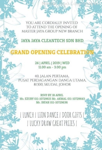 Johor New Branch Grand Opening Celebration