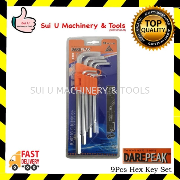 DAREPEAK Torx Key Set 9Pcs Hex Keys Hand Tool Kuala Lumpur (KL), Malaysia, Selangor, Setapak Supplier, Suppliers, Supply, Supplies | Sui U Machinery & Tools (M) Sdn Bhd