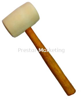 RUBBER MALLET WOODEN HANDLE