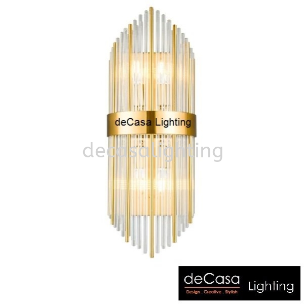 FP-B2008-GD Crystal Wall Light WALL LIGHT Selangor, Kuala Lumpur (KL), Puchong, Malaysia Supplier, Suppliers, Supply, Supplies | Decasa Lighting Sdn Bhd