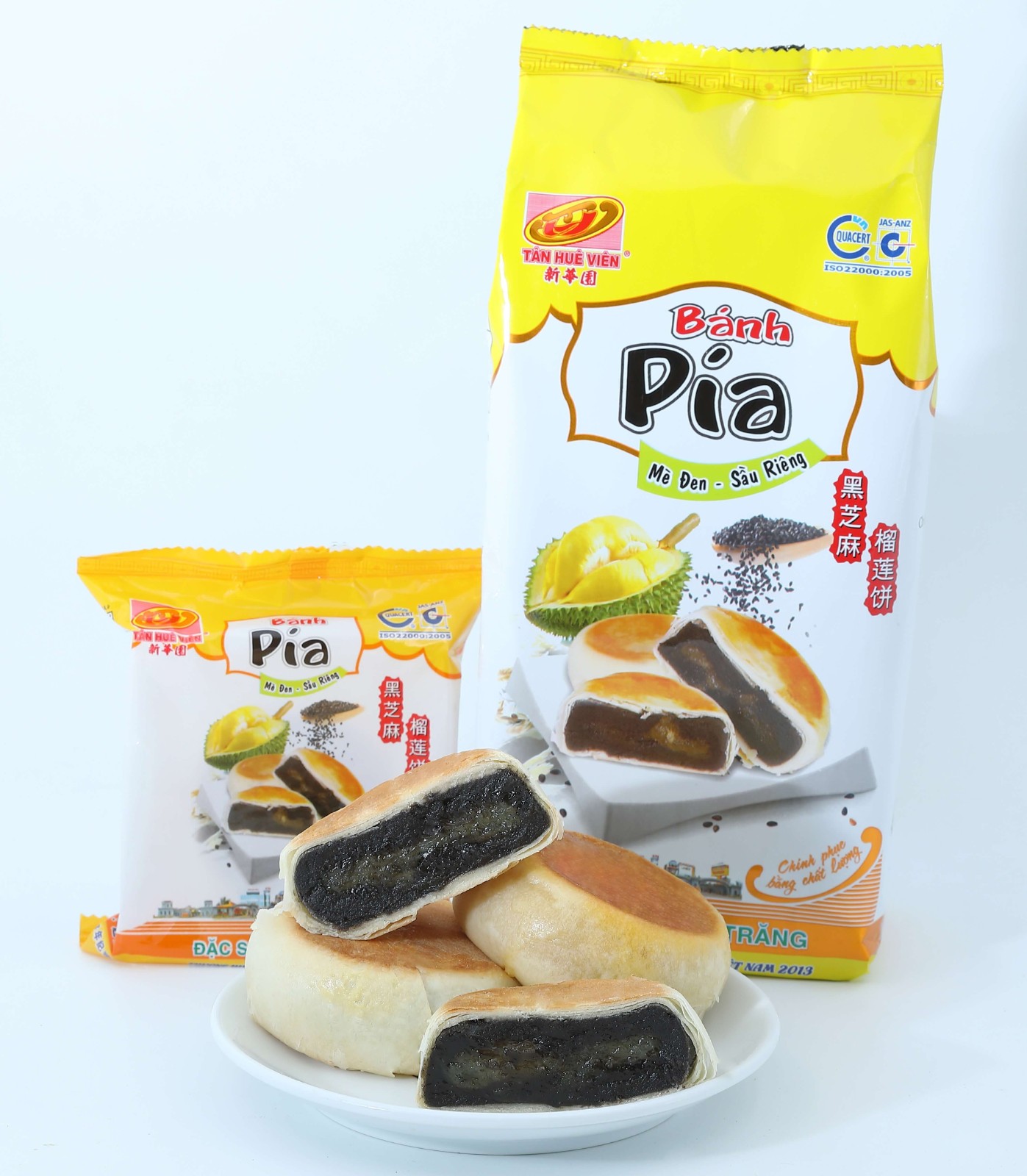 BLACK SESAME DURIAN PIA (CHAY)