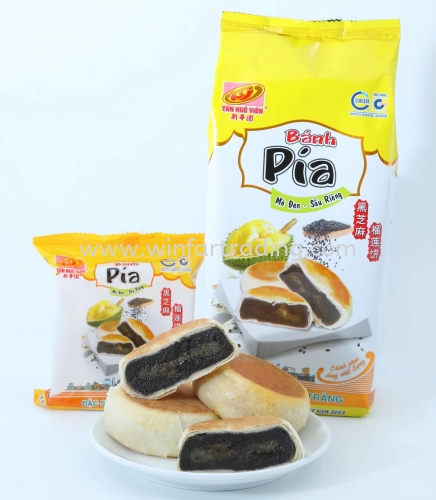 BLACK SESAME DURIAN PIA (CHAY)