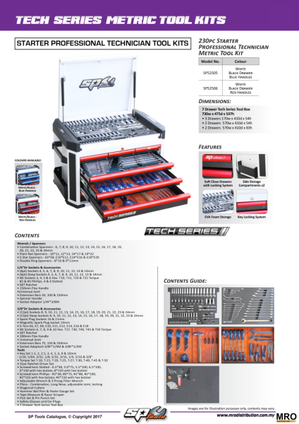 Tech Series Tool Kits SP Tool Kits SP TOOLS Selangor, Malaysia, Kuala Lumpur (KL), Shah Alam Supplier, Suppliers, Supply, Supplies | MRO Distribution Sdn Bhd