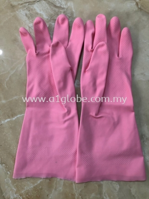 Nitrile Industrial glove flocklined