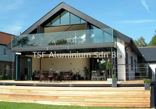  Balcony Glass Johor Bahru (JB), Malaysia, Mount Austin Supplier, Installation, Design, Contractor | TSF Aluminium Sdn Bhd