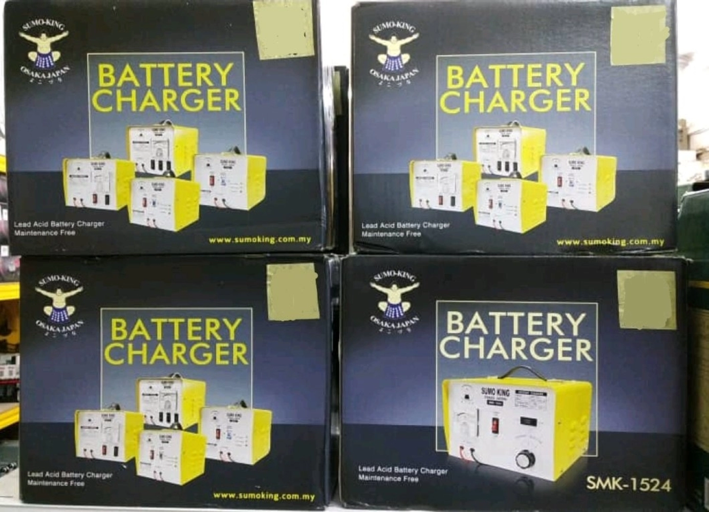 Sumo King Battery Charger 6V, 12V, 24V