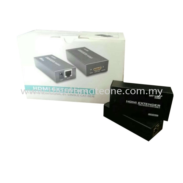 HDMI Extender Signal By Single Cat-5E/6 Accessories Johor Bahru (JB), Malaysia, Gelang Patah Supply, Supplier, Suppliers | The Ultimate One Enterprise