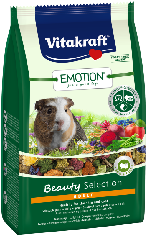 Buy Vitakraft Emotion Beauty Selection Adult Guinea Pig (600g ...