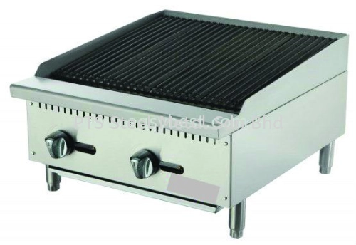 CHAR ROCK BOILER 2 BURNER TABLE TOP 2ft