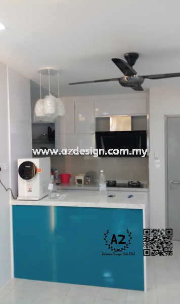 GURNEYMAS RESIDENCY Kitchen Cabinet Selangor, Malaysia, Puchong, Kuala Lumpur (KL) Design, Services, Contractor | Az Interior Design Sdn Bhd